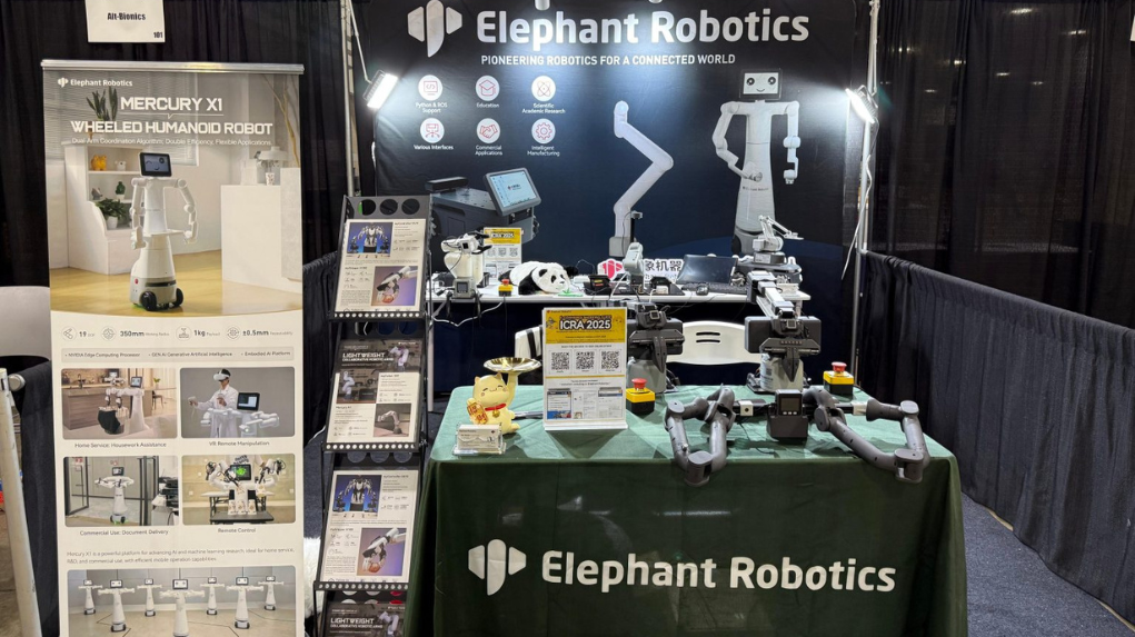 Elephant Robotics Highlights Innovation at the 2025 IEEE International Conference on Robotics and Automation (ICRA 2025)