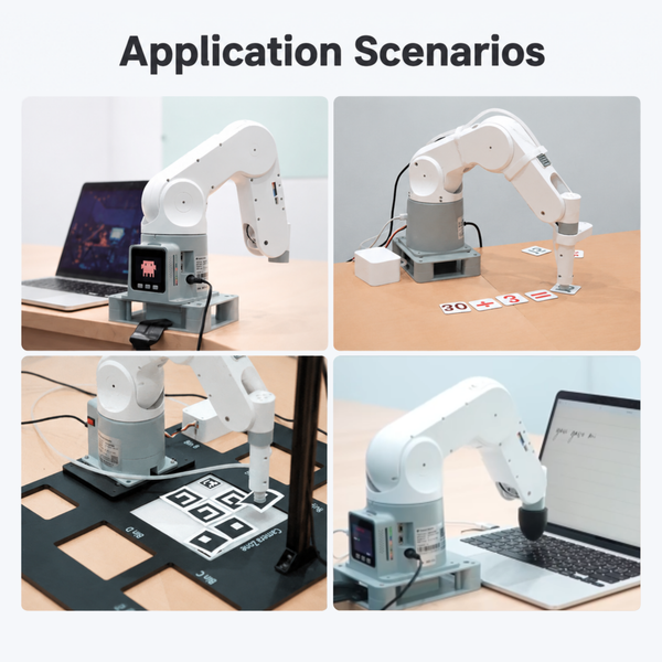 myPalletizer 260 M5Stack - The Most Compact 4 DOF Robotic Arm (Dual Screen Version)
