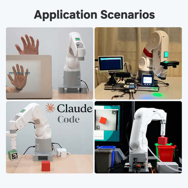 myPalletizer 260 M5Stack - The Most Compact 4 DOF Robotic Arm (Dual Screen Version)