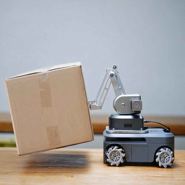 myAGV Pi - Mobile Chassis Autonomous Navigation Raspberry Pi Robot Kit 2D Mapping, Smart 4-Wheel Drive Vehicle with Gamepad