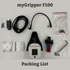 myGripper F100 for myCobot 320: Force-Controlled Gripper with Bonus Flexible Fingertips (Replaceable)