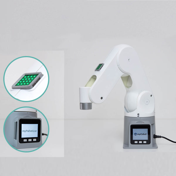 myPalletizer 260 M5Stack - The Most Compact 4-Axis Robotic Arm (Dual Screen Version)