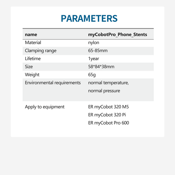 Phone holder (medium) for myCobot 320