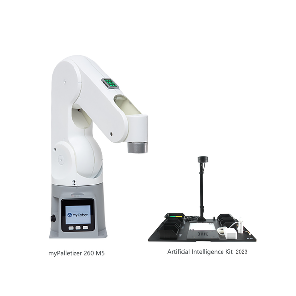 myPalletizer 260 M5Stack - The Most Compact 4-Axis Robotic Arm (Dual Screen Version)