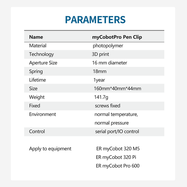 Pen holder (medium) for myCobot 320