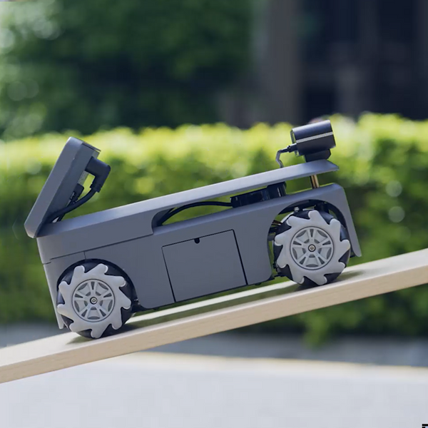 myAGV PI - Mobile Chassis Autonomous Navigation Raspberry Pi Robot Kit 2D/3D Mapping, Smart 4-Wheel Drive Vehicle with Gamepad