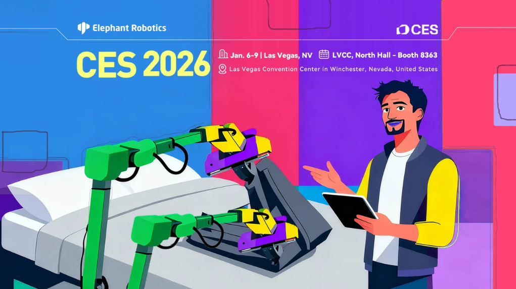 Elephant Robotics to Exhibit at CES 2026 with Embodied AI, Educational Solutions, and New Robotic Innovations