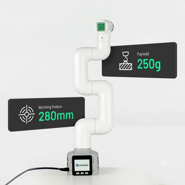 myCobot 280 M5 - 6 DOF Collaborative Robotic Arm ( Dual Screen Version)