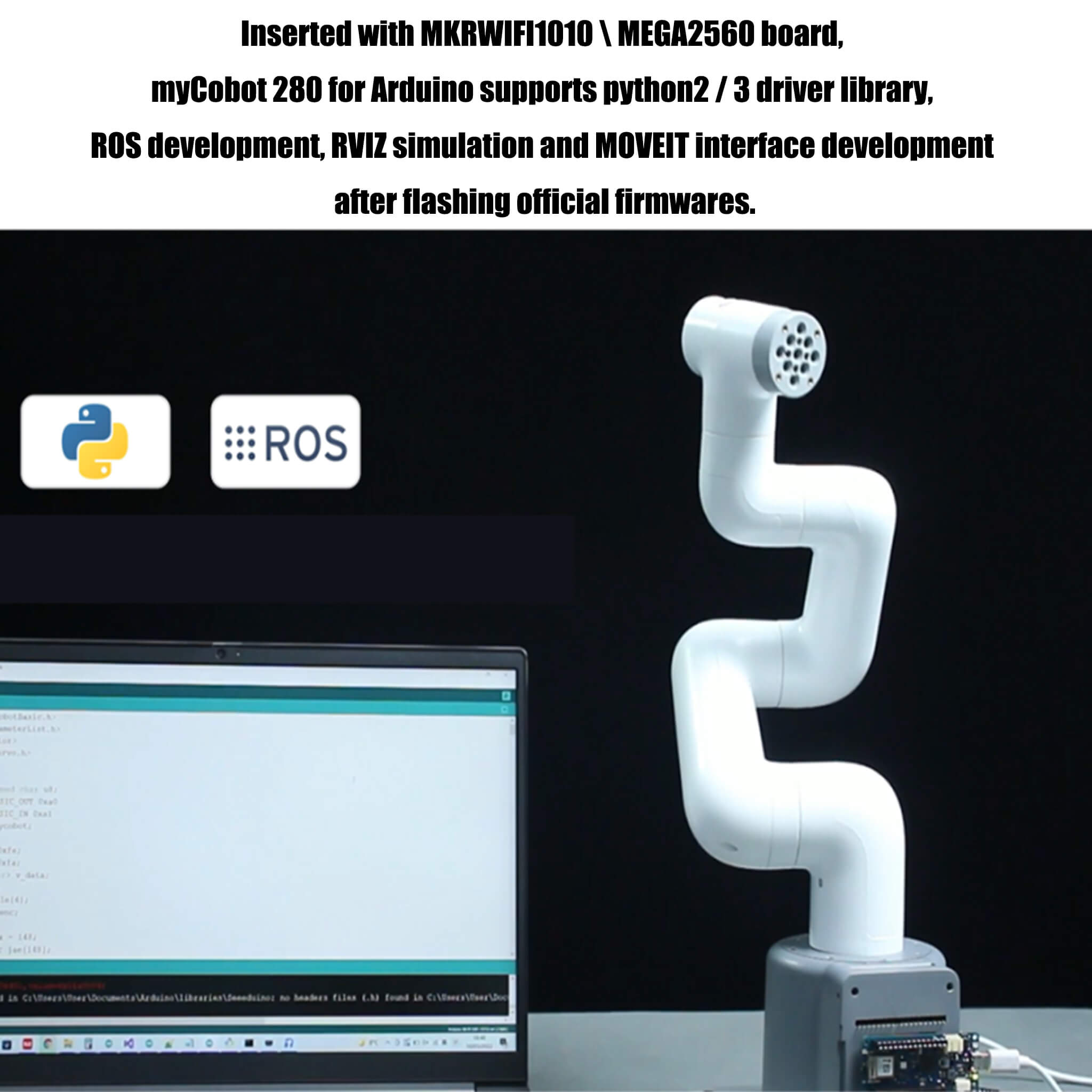 Cogbot Microcontroller DIY 6 Axis Cobot: myCobot 280 Arduino for Open Source Cobots – Elephant ...