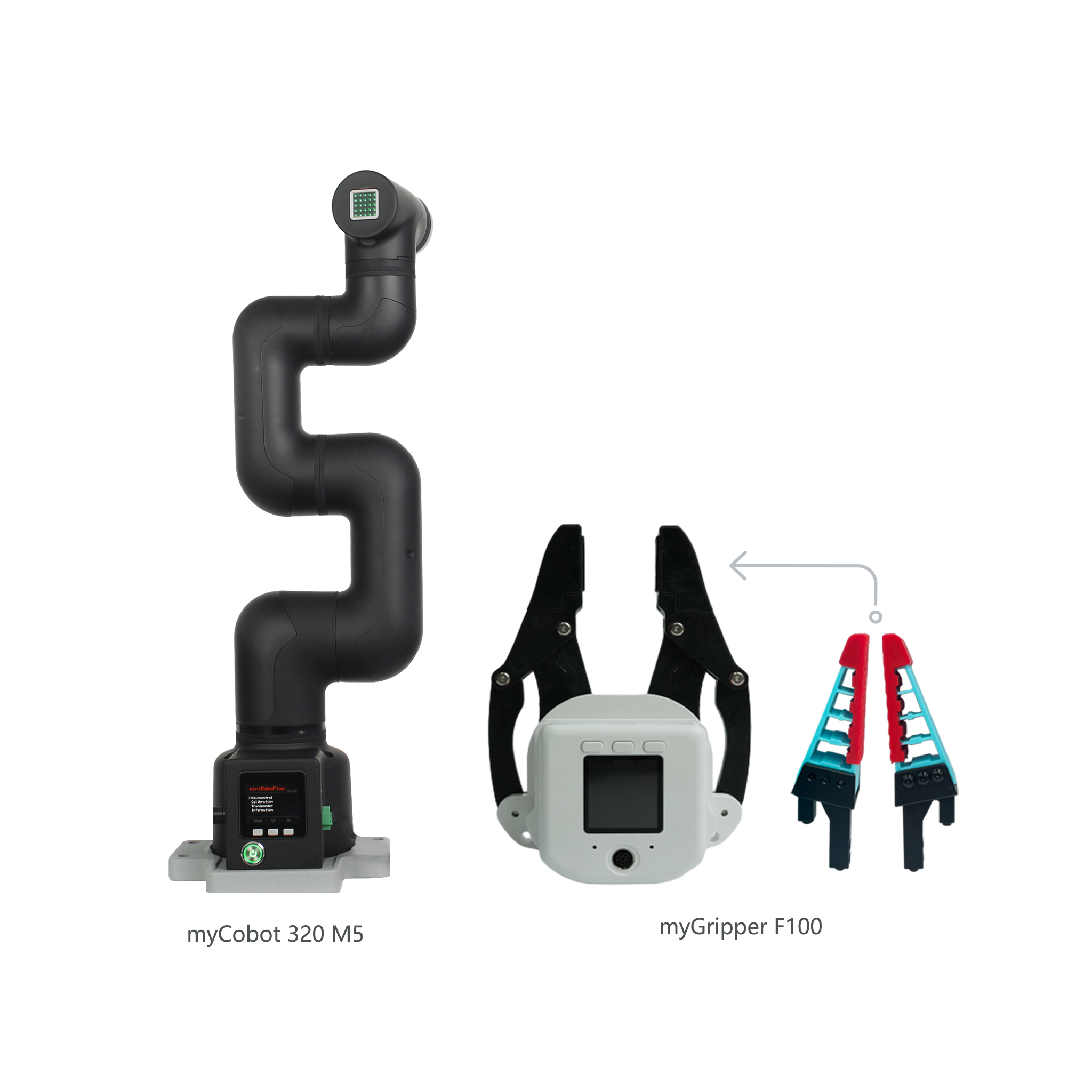 myCobot 320 M5 - 1kg Payload 6 DOF Collaborative Raspberry Pi Robotic Arm (with Flat Base)