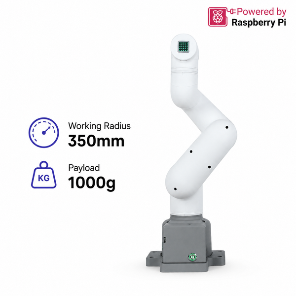 myCobot 320 Pi - 1kg Payload 6 DOF Collaborative Raspberry Pi Robotic Arm (with Flat Base)
