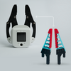 myGripper F100 Force-Controlled Gripper with Bonus Flexible Fingertips (Replaceable)