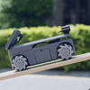 myAGV PI - Mobile Chassis Autonomous Navigation Raspberry Pi Robot Kit 2D/3D Mapping, Smart 4-Wheel Drive Vehicle with Gamepad